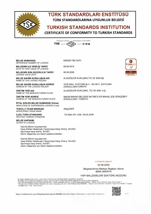 PREFABRİK BETON PARKE